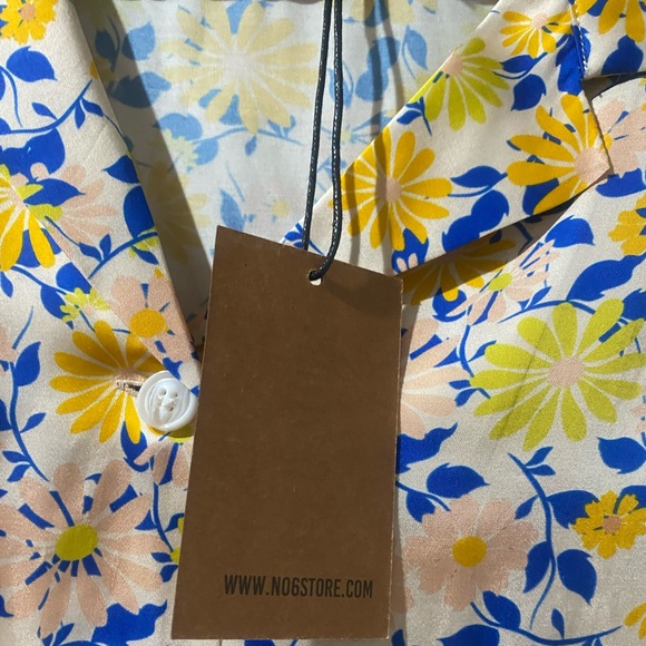 NWT No. 6 Store Silk Buttondown - Picture 2 of 6